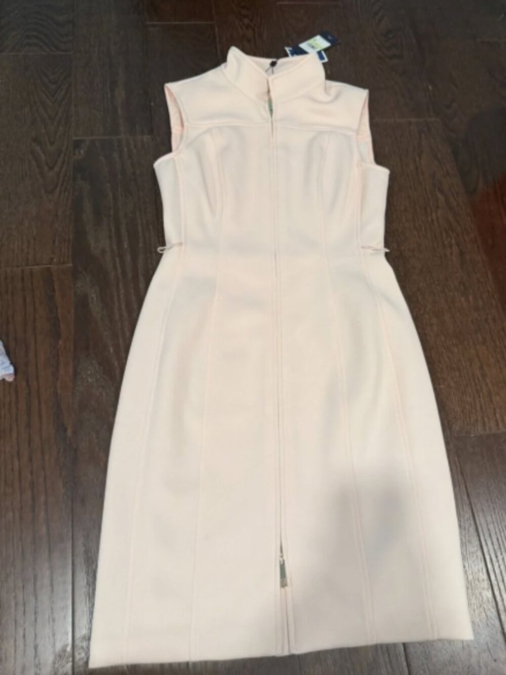 Tommy Hilfiger Zip Front Pale Pink Dress